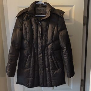 Marc New York Chocolate Puffer Coat